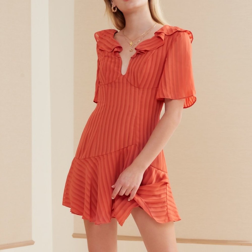 FINDERS KEEPERS Ruffle Mini Dress